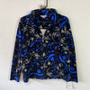 Black and Blue Fleece Jacket Men's Small