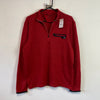 Red Adidas Quarter zip Fleece Men's Medium