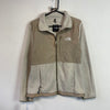 White and Beige North Face Denali Fleece Women's XL