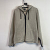 00s Light Grey Nike Fleece Hoodie Men's Small