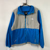 Blue and Grey North Face Denali Fleece Women's Large