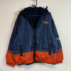 Vintage Navy Nautica Fleece Quilted Reversible Jacket Men's XL