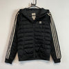 Black and White Adidas Puffer Jacket Women's Small