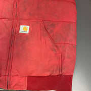 Red Carhartt Puffer Jacket Men's Large
