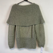 Khaki Green Mohair Knitwear Sweater Men's Medium