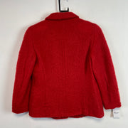 Red Sweater Jacket Women's Medium