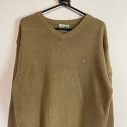 Khaki Lacoste Knitwear Sweater Men's Large