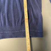 Navy Lacoste Quarter zip Knitwear Sweater Men's Large