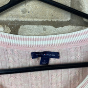 Pink Womens Tommy Hilfiger Knitted Jumper Medium