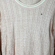 Pink Womens Tommy Hilfiger Knitted Jumper Medium