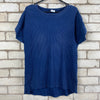 Blue Champion Waffle Tshirt Womens Medium