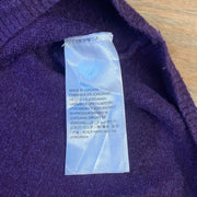 Purple Calvin Klein Jeans Rolled Neck Womens Jumper Small