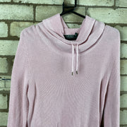 Pale Pink Ralph Lauren Rolled Neck Sweater Womens Small