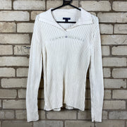 White Tommy Hilfiger Knitwear Sweater Women's XL