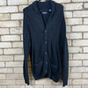 Black Chaps Knitwear Cardigan Sweater Medium