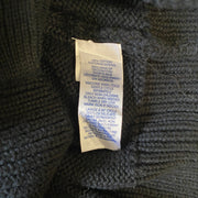 Black Chaps Knitwear Cardigan Sweater Medium
