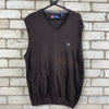 Brown Chaps Vest Jumper Men's M/L