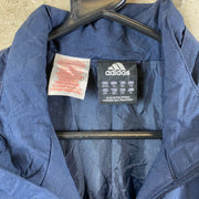 00s Navy Adidas Quilted Jacket Men's Large