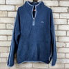 Navy Kappa Quarter zip Fleece Men's XL