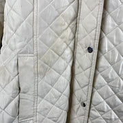 White Tommy Hilfiger Quilted Jacket Women's Small