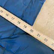 Blue North Face Puffer Long Coat Women's Small