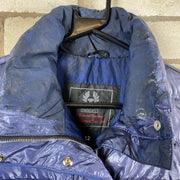 Purple Blue Belstaff Puffer Jacket Women's Medium