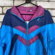 Blue and Pink Windbreaker