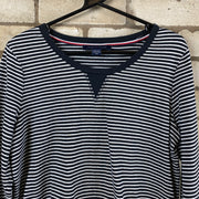 Black and White Tommy Hilfiger Jumper Women's Large