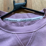 Pastel Pink Calvin Klein Blank Sweatshirt Men's XL