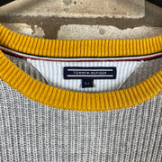 Grey Tommy Hilfiger Knitwear Jumper Women's Medium