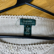 Cream White Ralph Lauren Knitwear Sweater Women's Small