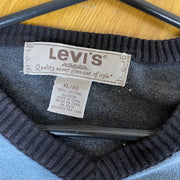 Grey and Blue Levi's Jumper Women's XL
