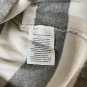 Grey and White Tommy Hilfiger Jumper Women's Small