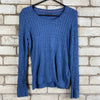 Navy Tommy Hilfiger Cable Knit Sweater Women's Small