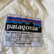 White Patagonia Sherpa Fleece Jacket Girl's XS