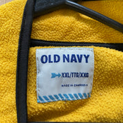 Yellow Old Navy Quarter zip Fleece Men's XXL