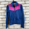 Navy and Pink Track Jacket Women's Medium