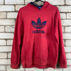 Red Adidas Hoodie Men's S/M