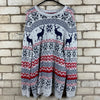 Grey Christmas Knitwear Sweater Women's Medium