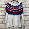 Cream White Chaps Knitwear Sweater Women's Small