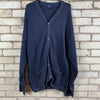 Navy Nautica Knitwear Cardigan Sweater Women's XXL