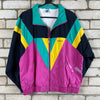 Vintage Multicolour Windbreaker Men's Large