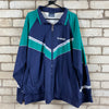 Navy and Green Hummel Windbreaker Men's XL