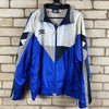 Vintage 90s Blue and White Umbro Windbreaker Men's Large