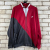 Vintage 90s Black and Red Nike Track jacket Men's Large