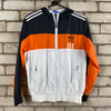 Black Orange White Adidas Windbreaker Men's Small