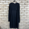 Black Lacoste Knitwear Dress Women's Large