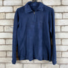 Navy Champion Quarter zip Fleece Men's Small