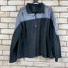 Black and Grey Starter Fleece Jacket Men's XL