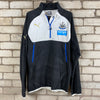 Black and White Puma Fleece Jacket Men's Large